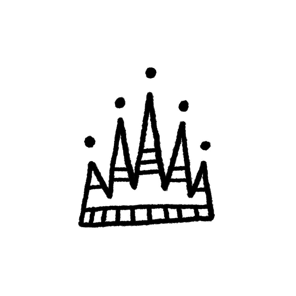 Simple Crown – Flash Tattoo #204