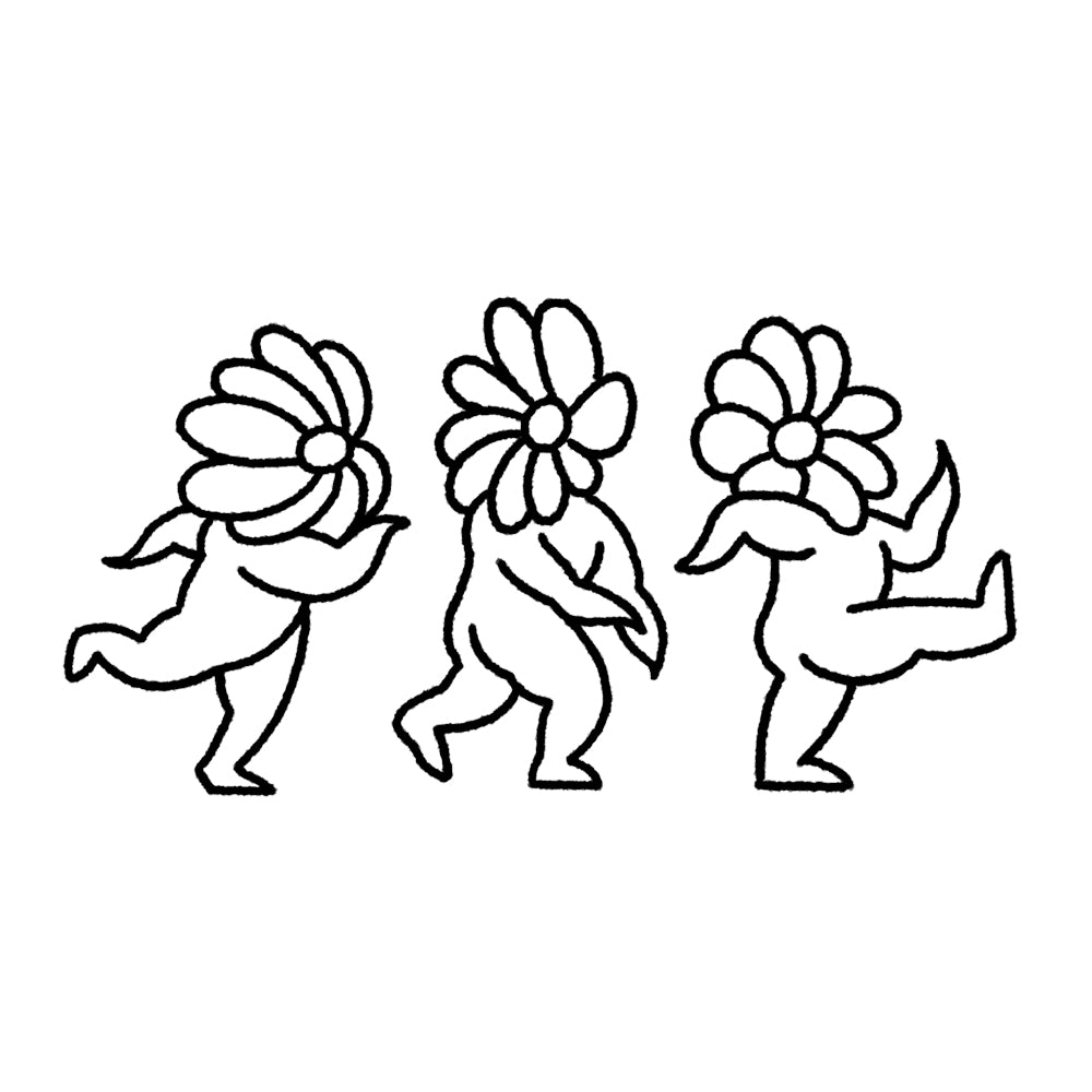 Flower Buddies – Flash Tattoo #218