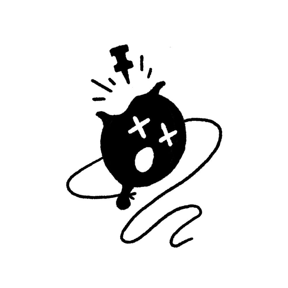 Popped Balloon – Flash Tattoo #52