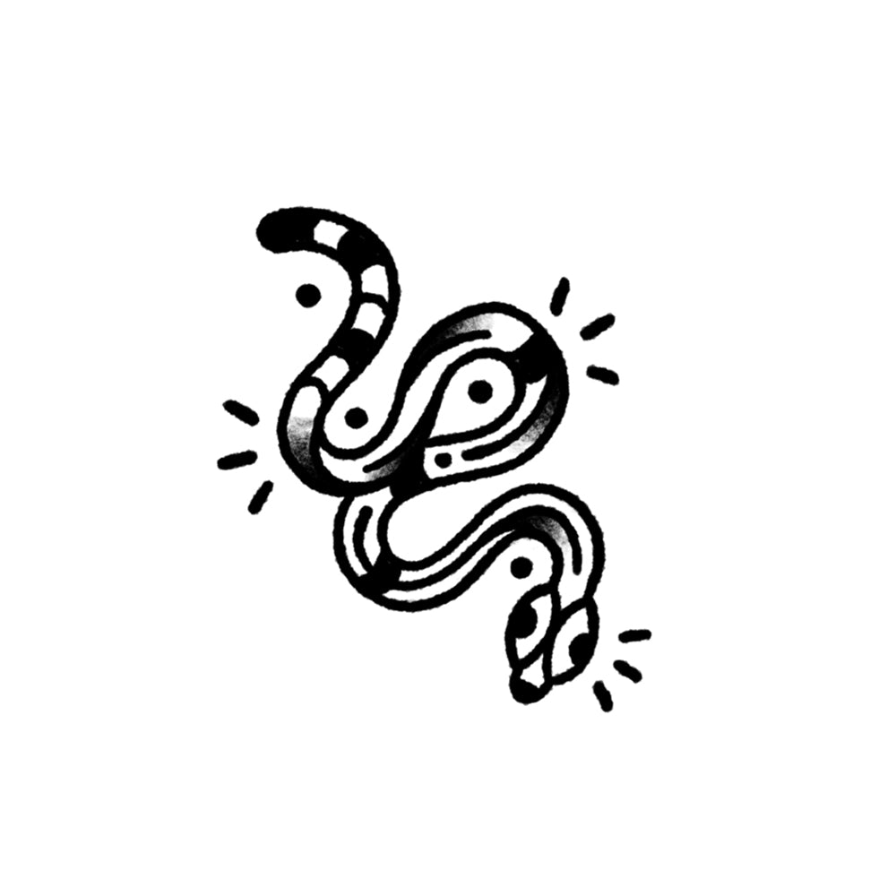 Rattlesnake – Flash Tattoo #55