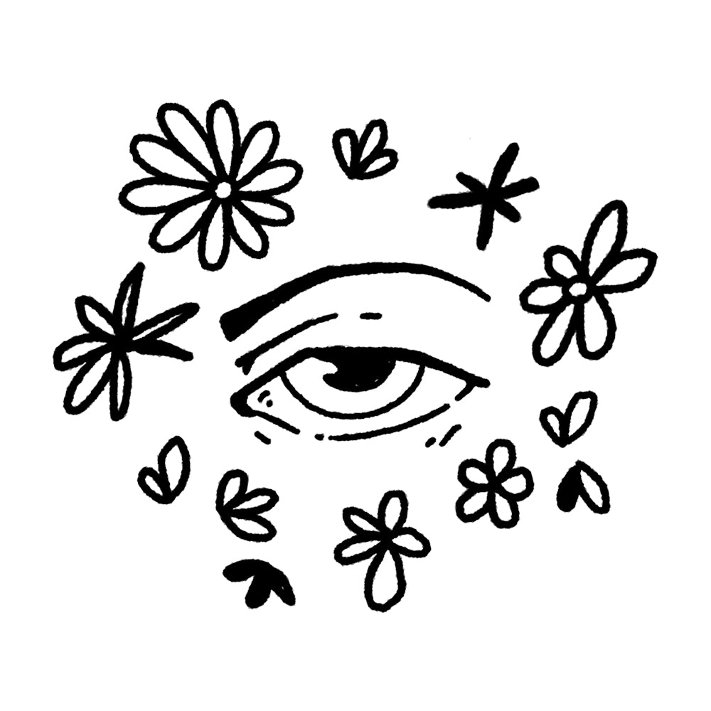 Floral Vision – Flash Tattoo #219