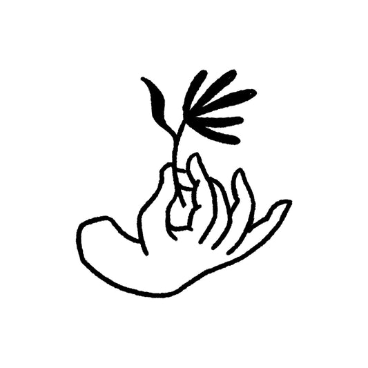 Flower in Hand – Flash Tattoo #220
