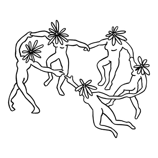 Matisse Dance of the Flowers – Flash Tattoo #225