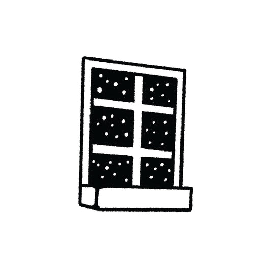 Window with Night Sky – Flash Tattoo #43